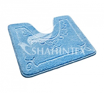 Коврик д/туалета SHAHINTEX ЭКО 60*50 голубой 11