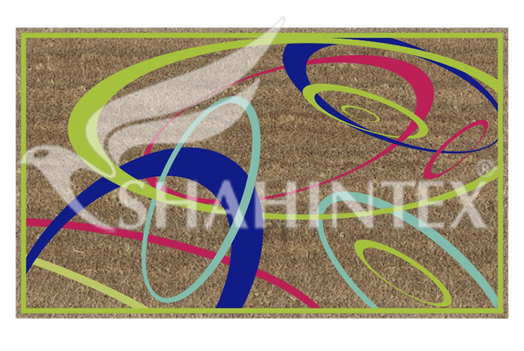 Коврик придверный с кокосом SHAHINTEX BAUNTY SH B003 45*75