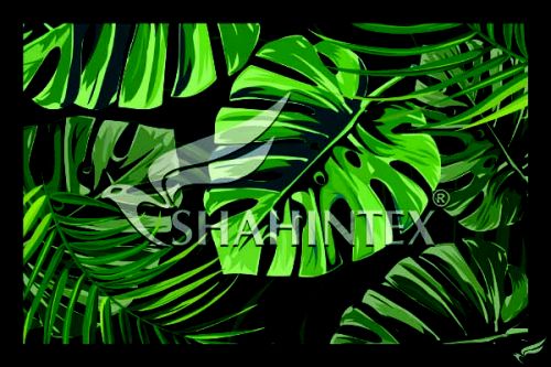 Коврик влаговпитывающий SHAHINTEX DIGITAL PRINT (04) «Монстера» 40*60