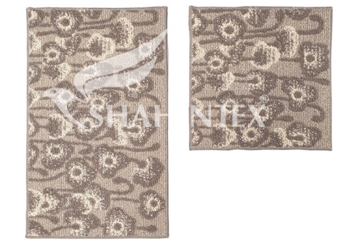 Набор ковриков SHAHINTEX LOOP ITALIANO 50*80+50*50 «маки» кофе с молоком 55