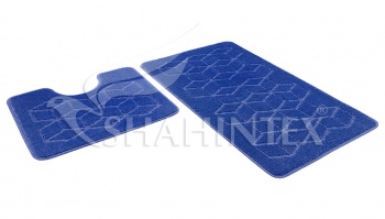 Набор ковриков SHAHINTEX РР 50*80+50*50 002 синий 56