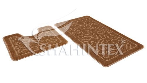 Набор ковриков SHAHINTEX РР 50*80+50*50 003 кофе с молоком 55