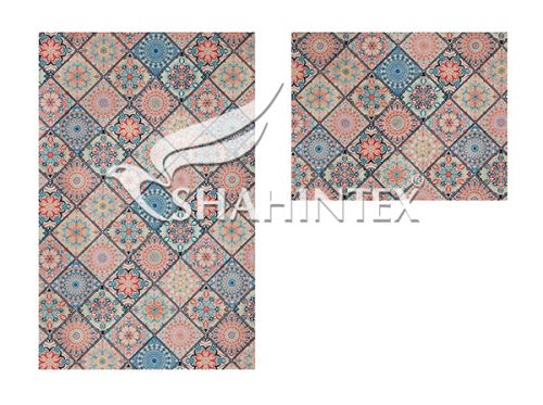 Набор ковриков SHAHINTEX SILK PHOTOPRINT (07) 