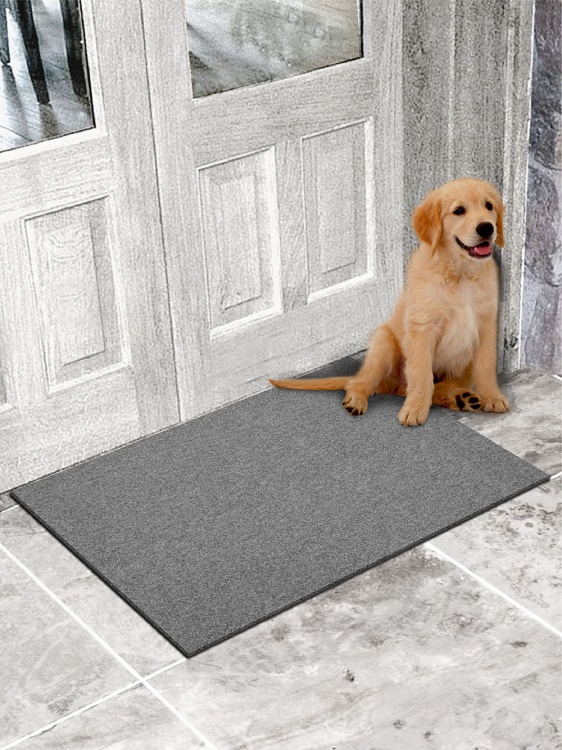 Коврик влаговпитывающий icarpet ПРАКТИК антискользящий 40х60 серый 01 - 3