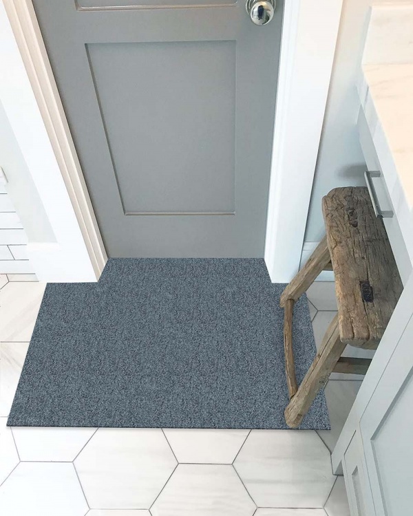 Коврик влаговпитывающий icarpet ПРАКТИК антискользящий 50х80 серый 01 - 3