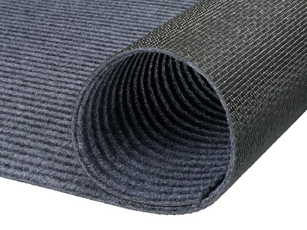 Коврик придверный влаговпитывающий icarpet Ребристый ТПР 40х60 графит 01 - 3