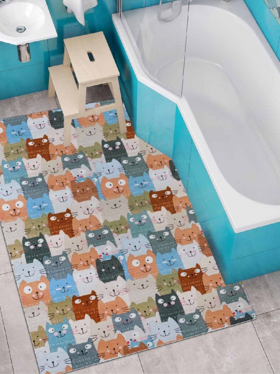 Коврик вырезной icarpet PRINT антискользящий (100) 