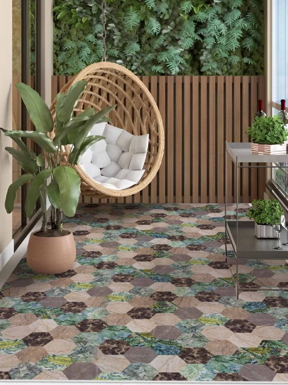 Коврик вырезной icarpet PRINT антискользящий (102) 