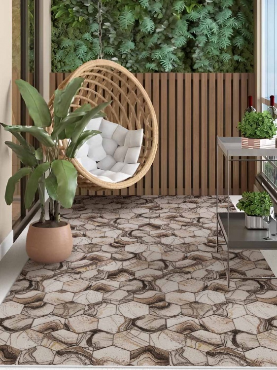 Коврик вырезной icarpet PRINT антискользящий (105) 