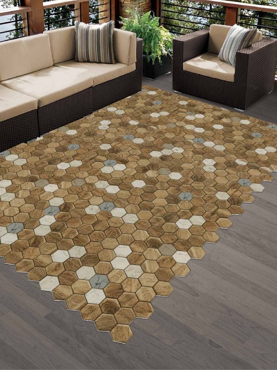 Коврик вырезной icarpet PRINT антискользящий (110) 