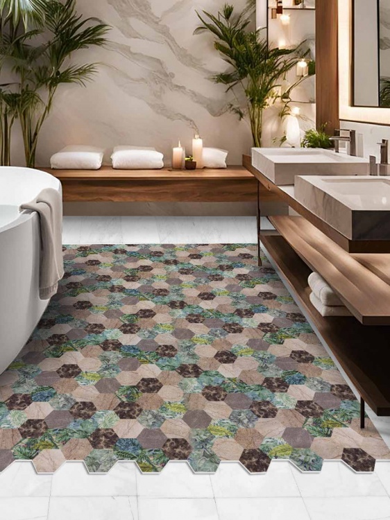 Коврик вырезной icarpet PRINT антискользящий (102) 