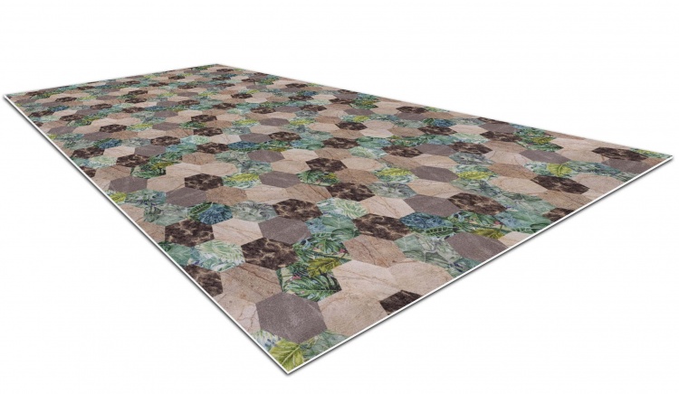 Коврик вырезной icarpet PRINT антискользящий (102) 