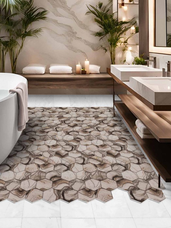 Коврик вырезной icarpet PRINT антискользящий (105) 