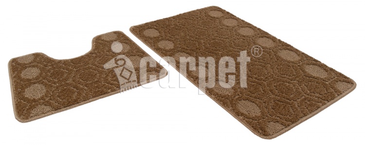 Набор ковриков АКТИВ icarpet 60*100+60*50 002 кофе с молоком 55