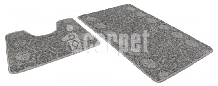 Набор ковриков АКТИВ icarpet 60*100+60*50 002 пепельный 74