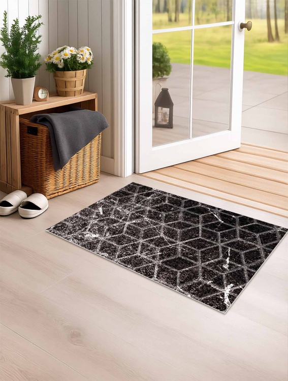 Коврик влаговпитывающий SHAHINTEX DIGITAL PRINT (27) с тиснением соты 