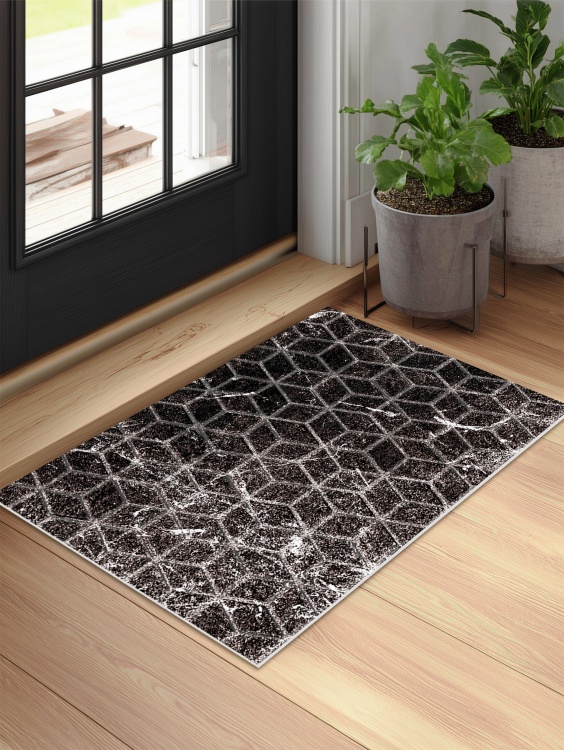 Коврик влаговпитывающий SHAHINTEX DIGITAL PRINT (27) с тиснением соты 