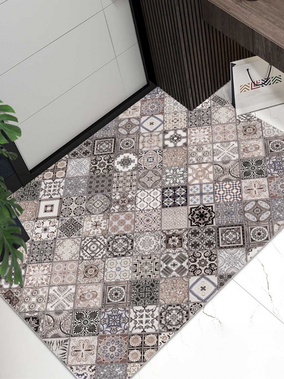 Коврик вырезной icarpet PRINT антискользящий (133) 