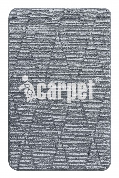Коврик БУКЛЕ icarpet «Кристалл» 60х100 пепельно-серый 74 S