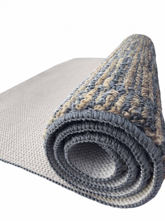 Коврик БУКЛЕ icarpet «Кристалл» 60х100 серо-бежевый 50 S - 4