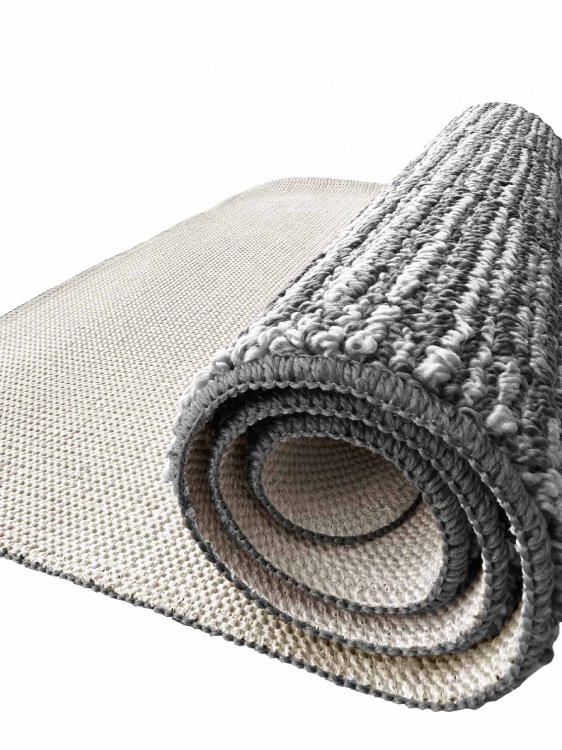 Коврик БУКЛЕ icarpet «Гармония» 60х100 пепельно-серый 74 - 4