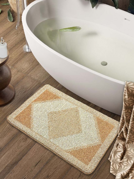 Коврик БУКЛЕ icarpet «Гармония» 60х100 бисквитно-кремовый 7 - 4