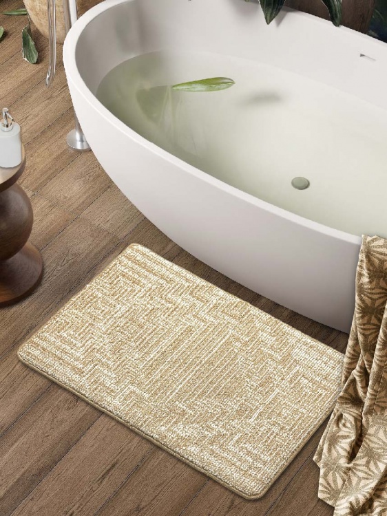 Коврик БУКЛЕ icarpet «Модерн» 60х100 бисквитно-кремовый 7 S - 4