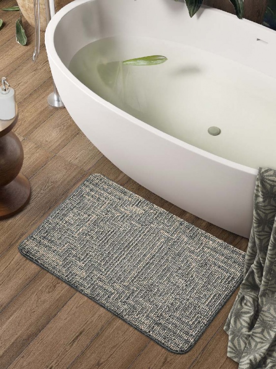 Коврик БУКЛЕ icarpet «Модерн» 60х100 серо-бежевый 50 S - 4