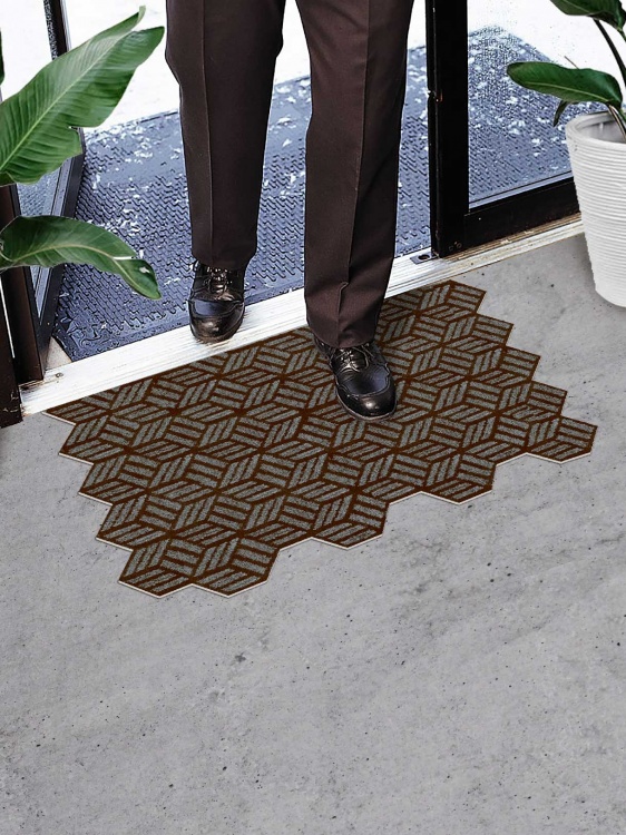 Набор из 2 штук SHAHINTEX Жаккард ТПР 50х80+50х80 мокко 02 S - 3