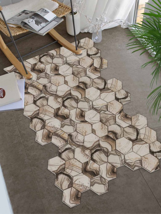 Коврик вырезной icarpet PRINT антискользящий (105) 