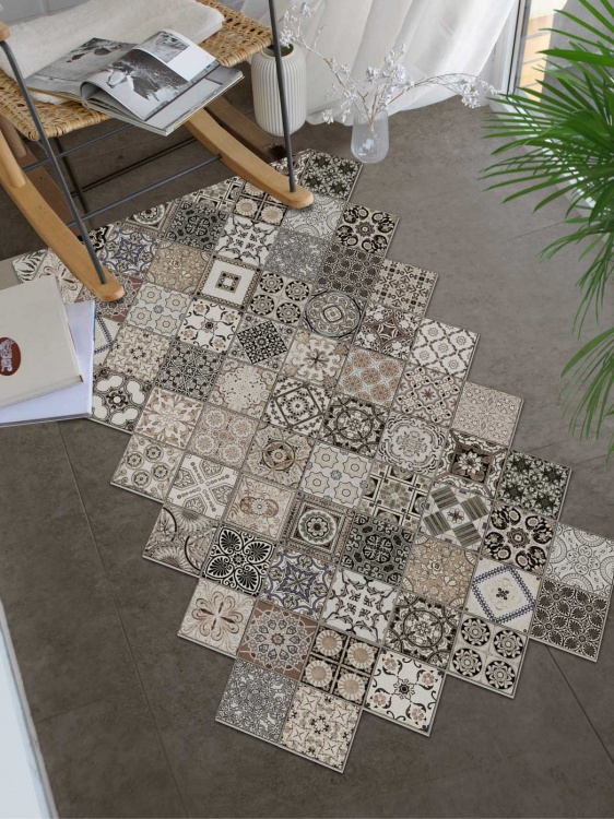 Коврик вырезной icarpet PRINT антискользящий (133) 