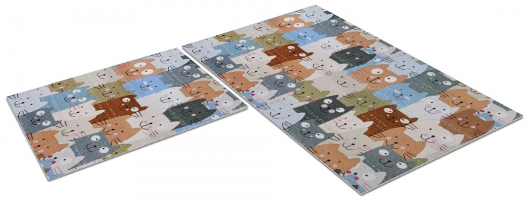 Набор ковриков вырезных icarpet PRINT антискользящих (100) 