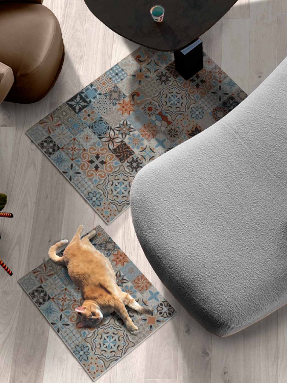 Набор ковриков вырезных icarpet PRINT антискользящих (103) 
