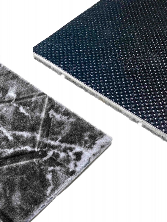 Коврик влаговпитывающий SHAHINTEX DIGITAL PRINT (34) с тиснением соты 