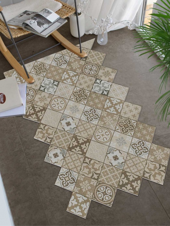 Коврик вырезной icarpet PRINT антискользящий (137) 