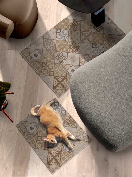 Набор ковриков вырезных icarpet PRINT антискользящих (137) 