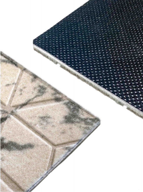 Коврик влаговпитывающий SHAHINTEX DIGITAL PRINT (35) с тиснением соты 