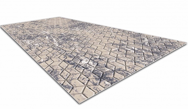 Коврик влаговпитывающий SHAHINTEX DIGITAL PRINT (35) с тиснением соты 