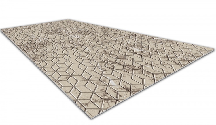 Коврик влаговпитывающий SHAHINTEX DIGITAL PRINT (36) с тиснением соты 