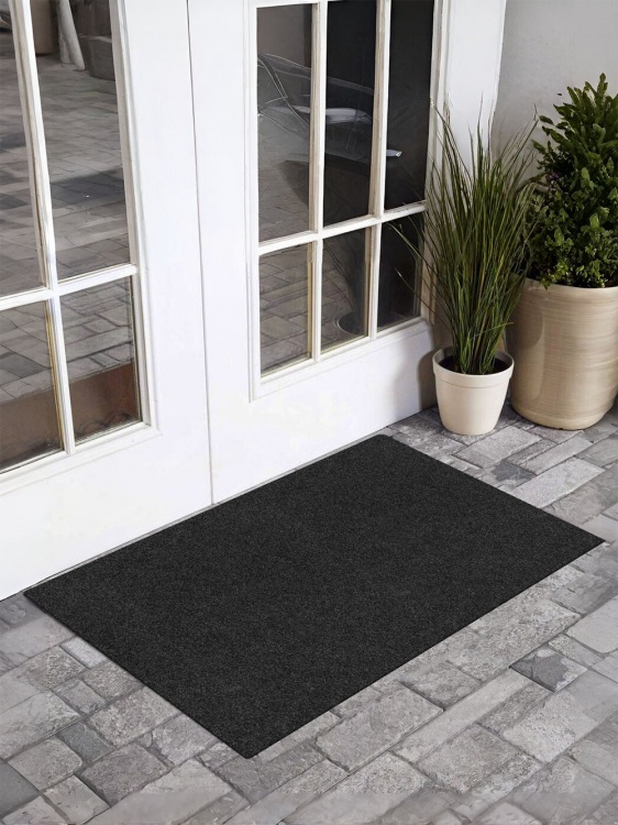Коврик влаговпитывающий icarpet ПРАКТИК антискользящий 60х90 черный гранит 03 - 2