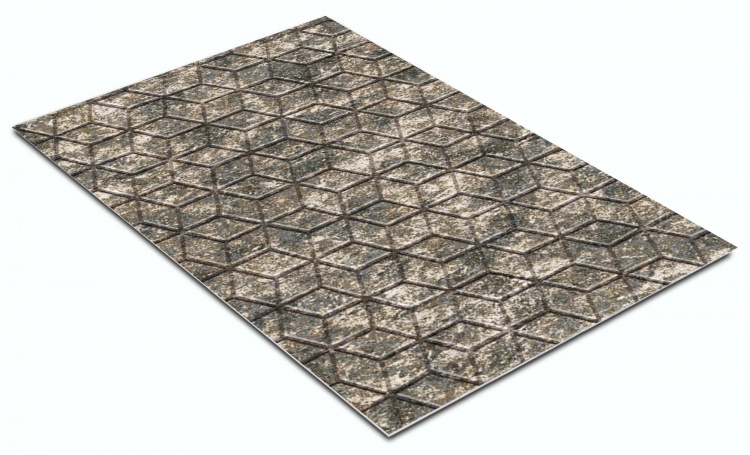 Коврик влаговпитывающий SHAHINTEX DIGITAL PRINT (39) с тиснением соты