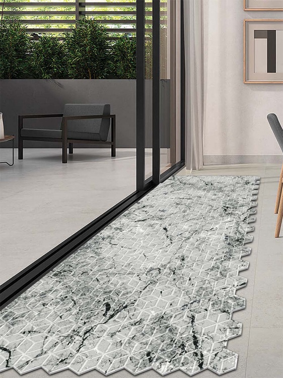 Коврик влаговпитывающий SHAHINTEX DIGITAL PRINT (38) с тиснением соты 