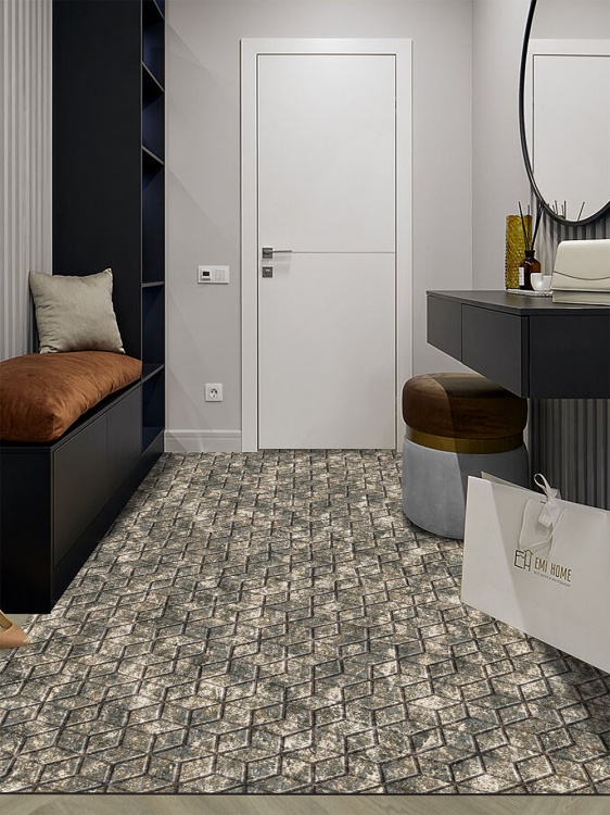 Коврик влаговпитывающий SHAHINTEX DIGITAL PRINT (39) с тиснением соты 