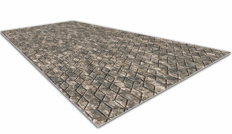 Коврик влаговпитывающий SHAHINTEX DIGITAL PRINT (39) с тиснением соты 