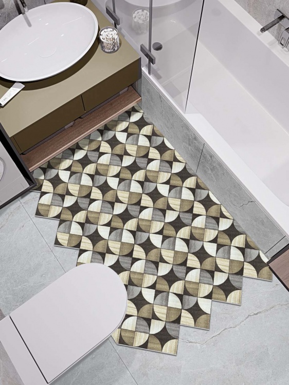 Коврик вырезной icarpet PRINT антискользящий (143) 