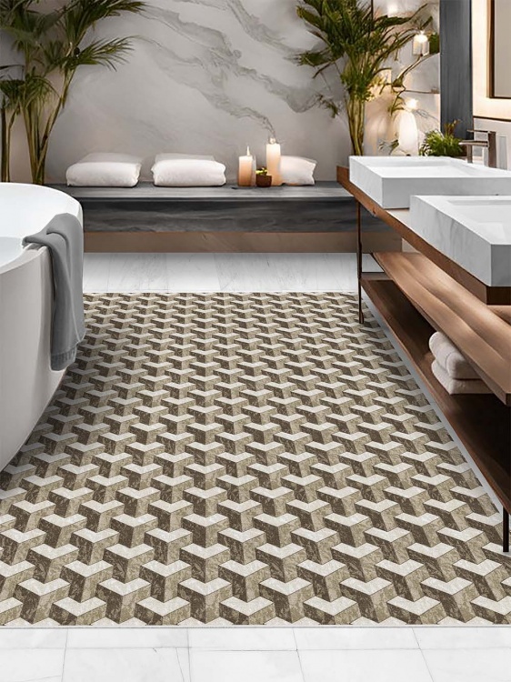 Коврик вырезной icarpet PRINT антискользящий (140) 