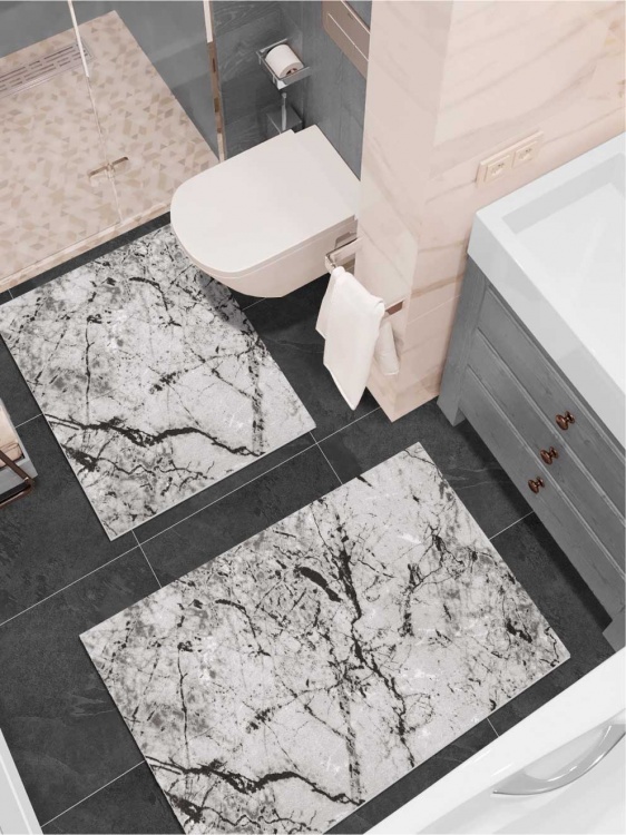 Набор ковриков вырезных icarpet PRINT антискользящих (138) 