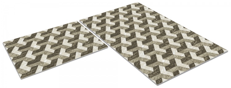 Набор ковриков вырезных icarpet PRINT антискользящих (140) 