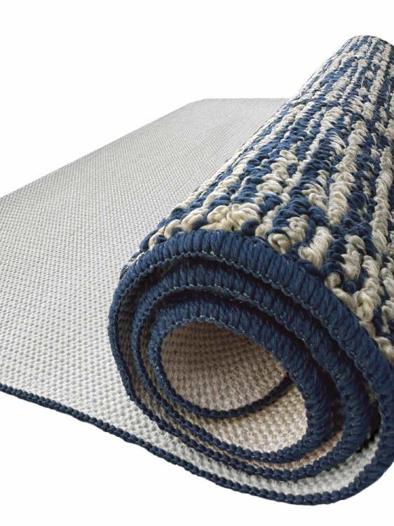 Коврик БУКЛЕ icarpet «Геометрия» 80х120 морской залив 15 S - 4