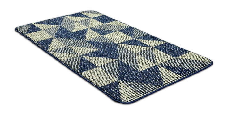 Коврик БУКЛЕ icarpet «Геометрия» 80х120 морской залив 15 S